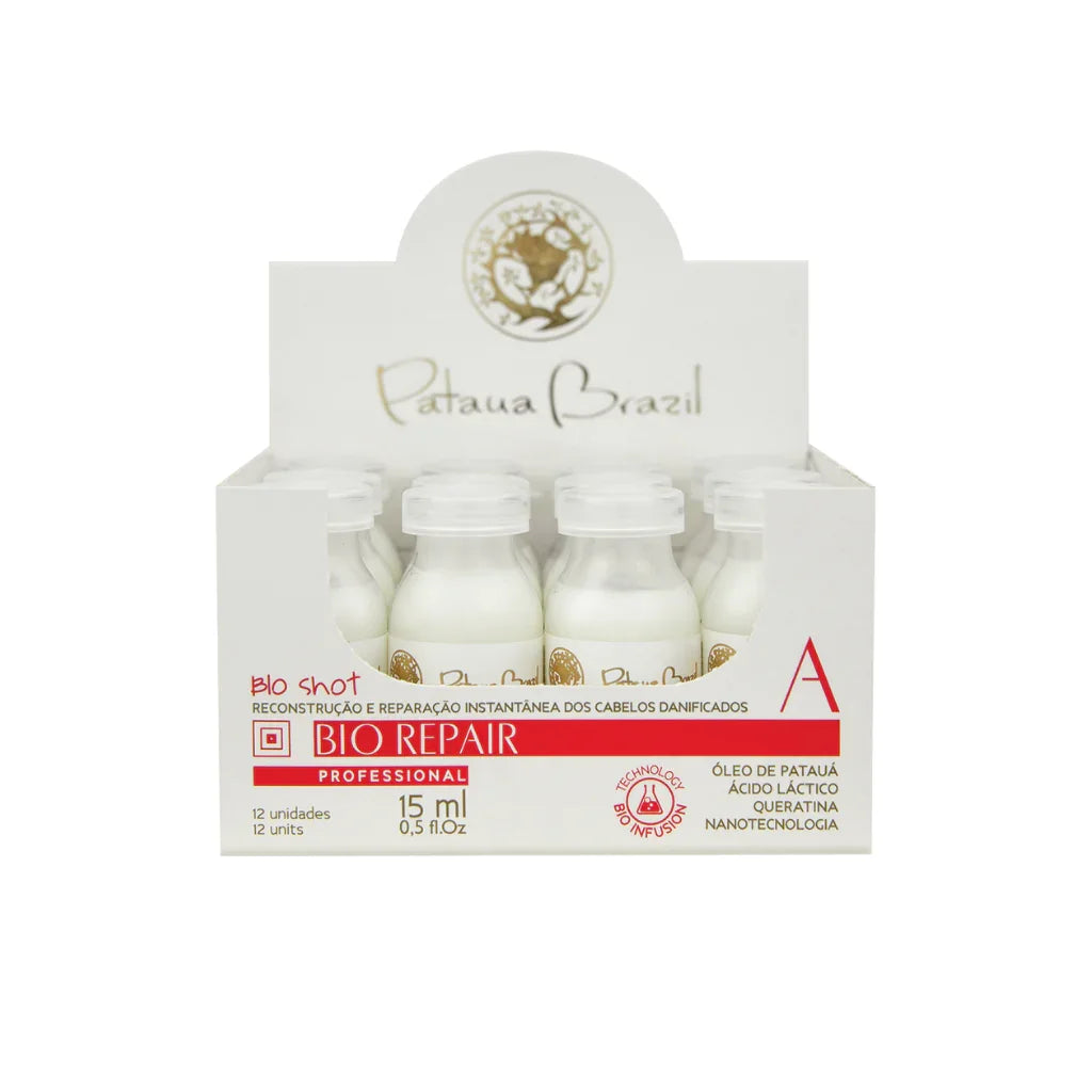 BIO REPAIR AMPOULE BIO SHOT - 15ML PROFISSIONAL - Display Box (12 Units)