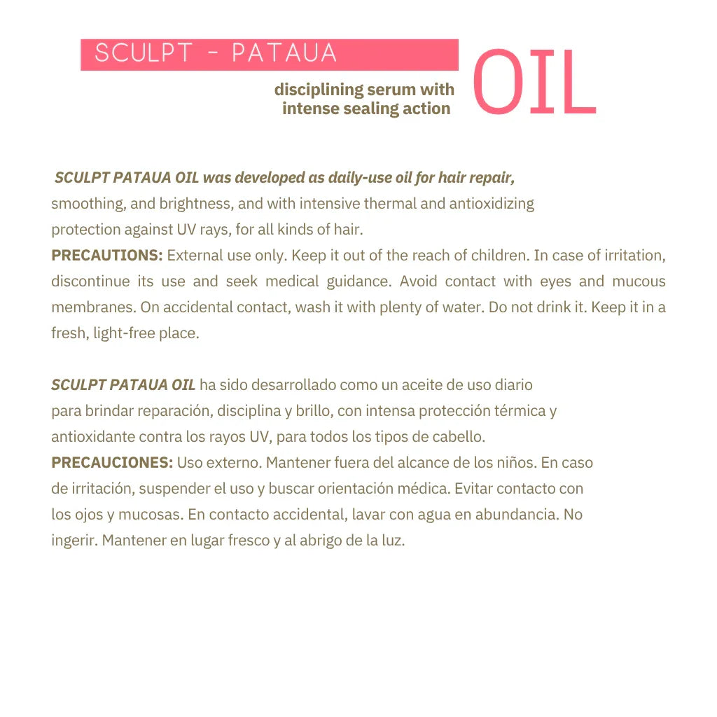 SCULPT PATAUA OIL SERUM  - 60ML