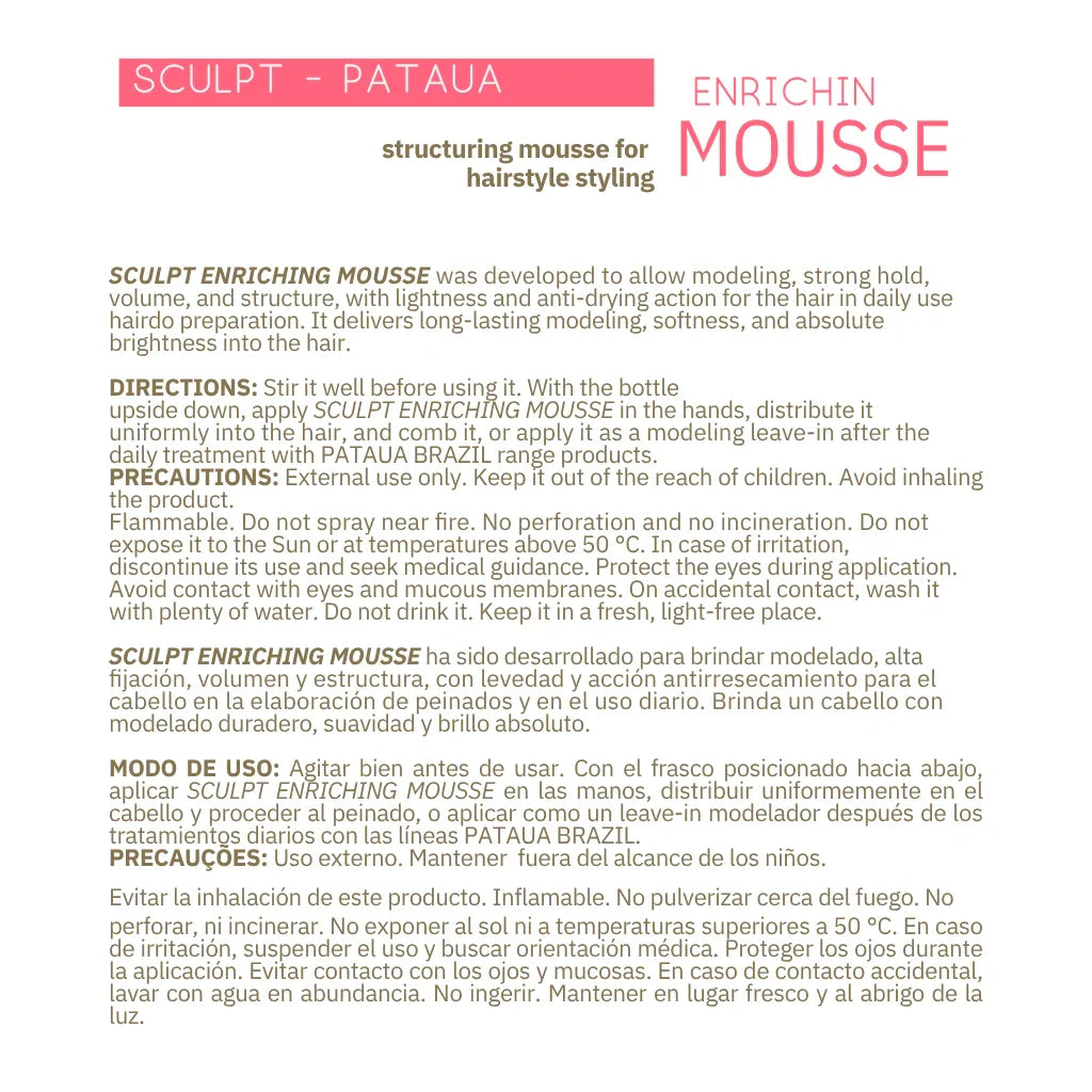 SCULPT ENRICHING STRUCTURAL MOUSSE - 150ML