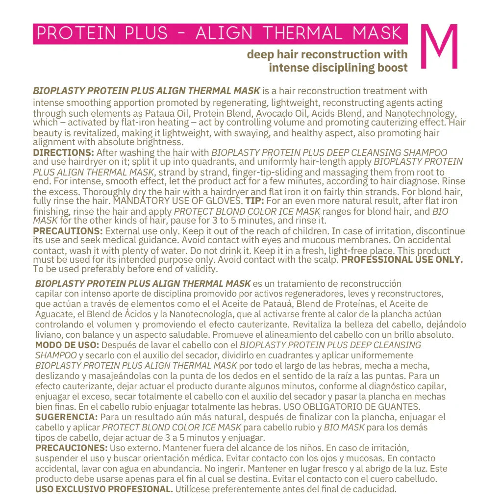 BIOPLASTY PROTEIN PLUS ALIGN THERMAL MASK - 1L PROFESSIONAL