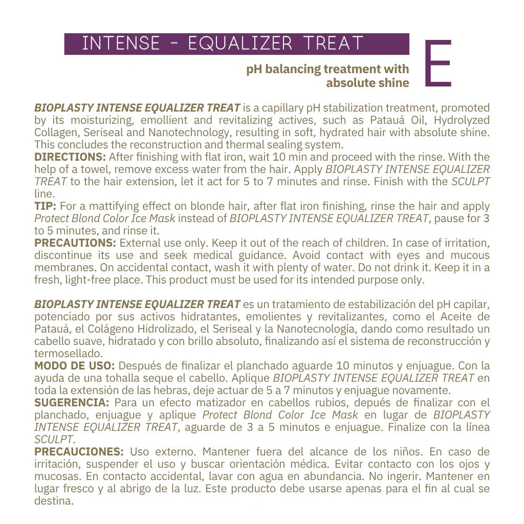 BIOPLASTY INTENSE EQUALIZER TREAT 1L PROFISSIONAL
